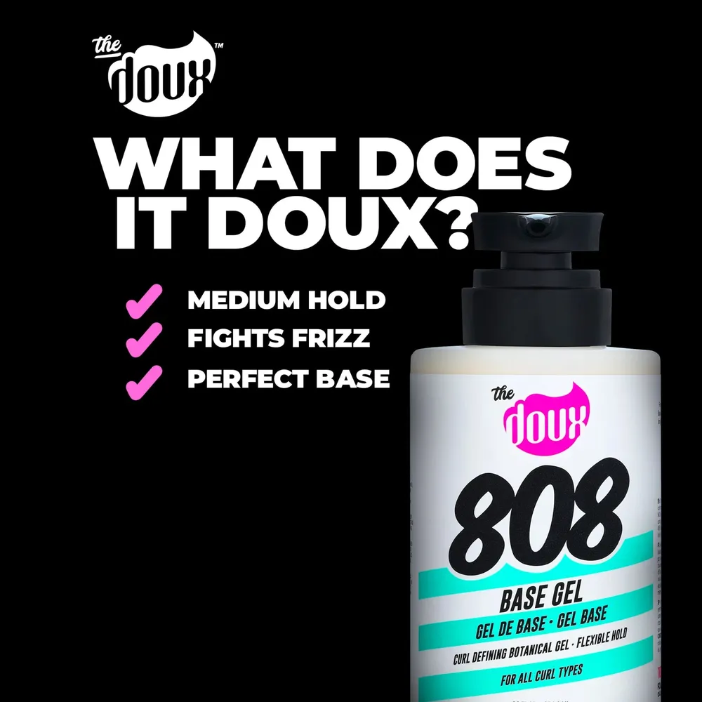 The Doux 808 Base Botanical Curl Activating Hair Gel - 12 fl oz - Image 4