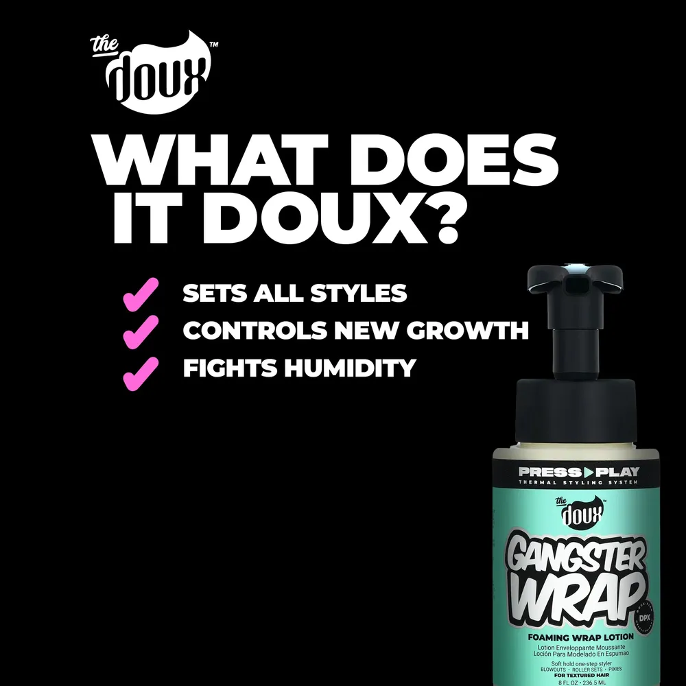 The Doux Gangsta Wrap Soft Hold Foam Lotion - 8 fl oz - Image 4