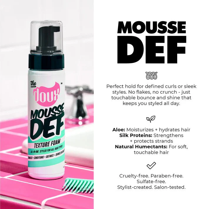 The Doux Mousse Def – Texture Foam Curl Enhancer – 3.4 fl oz - Image 7