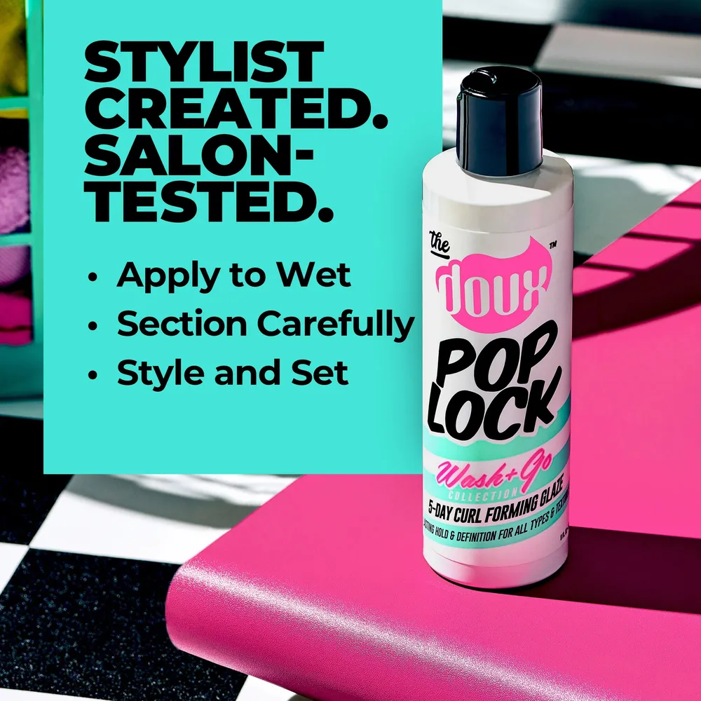 The Doux Pop Lock Curl Forming Glaze – 8 oz - Image 2