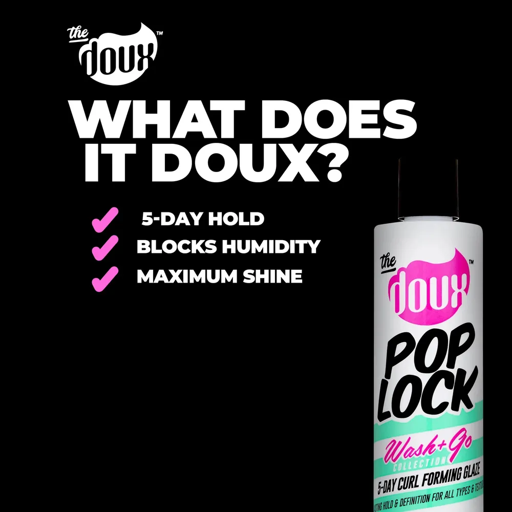 The Doux Pop Lock Curl Forming Glaze – 8 oz - Image 3