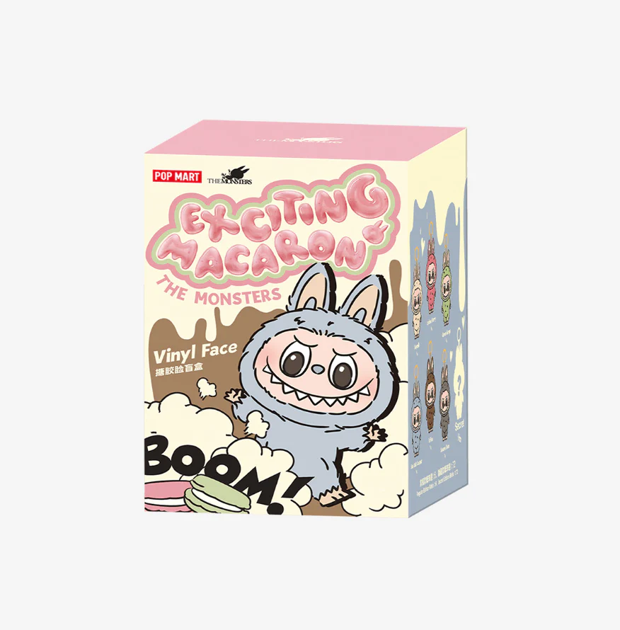 The Labubu Exciting Macaron Vinyl Face - Blind Box