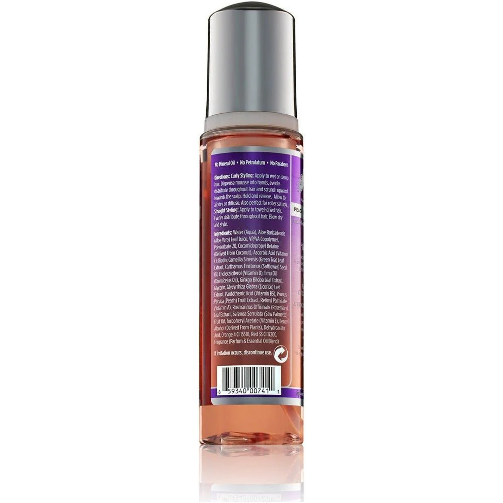 The Mane Choice Peach Black Tea & Vitamin Fusion Anti-Shedding Mousse 8oz - Image 3