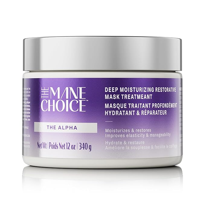 The Mane Choice The Alpha Green Tea & Carrot Restorative Mask – 12 oz