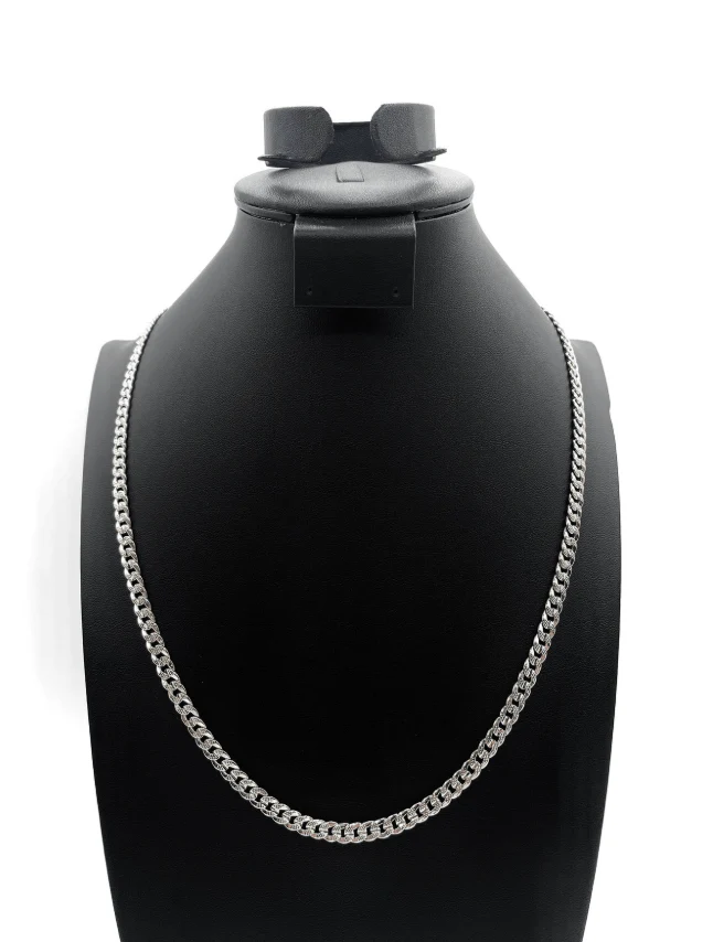 The One Jewelry 14K Chain Necklace - Silver - Image 3