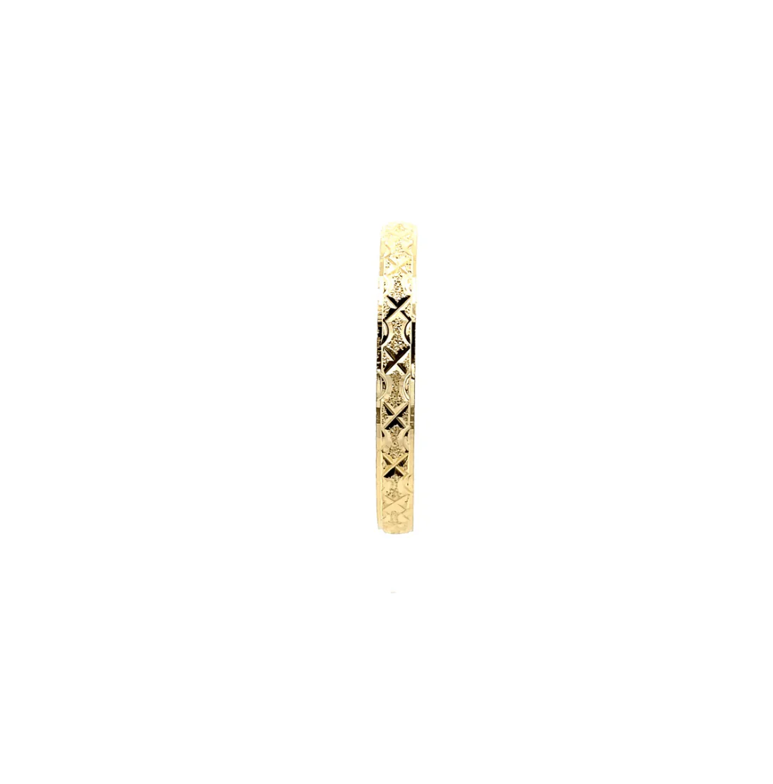 The One Jewelry 14k Indian Bangle Bracelet - Image 9