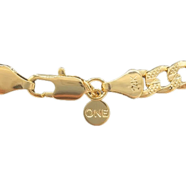 The One Jewelry 14K Kids Chain Necklace - Gold - Image 2