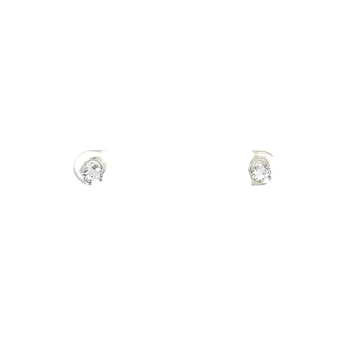 The One Jewelry Floor Cubic Zirconia Earrings - Heart - Image 2