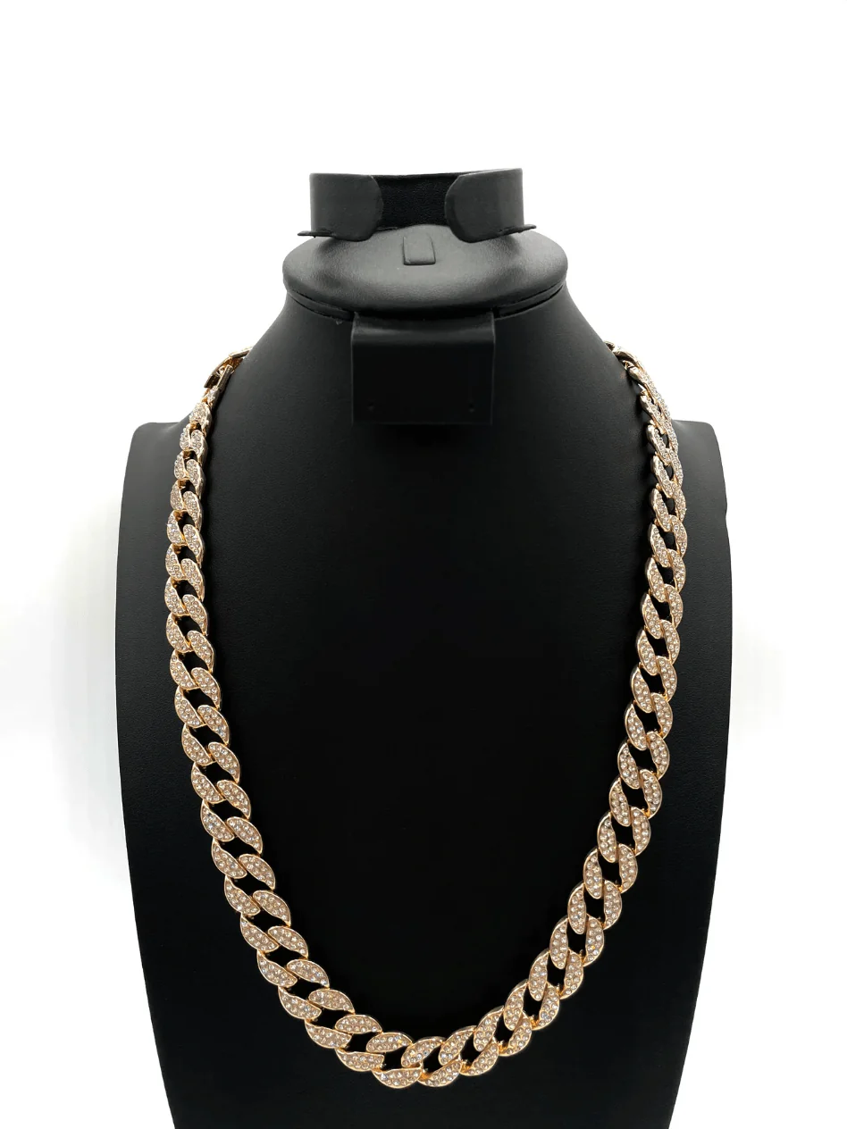 The One Jewelry Iced Out Diamond Gold Necklace - 12 Styles - Image 2