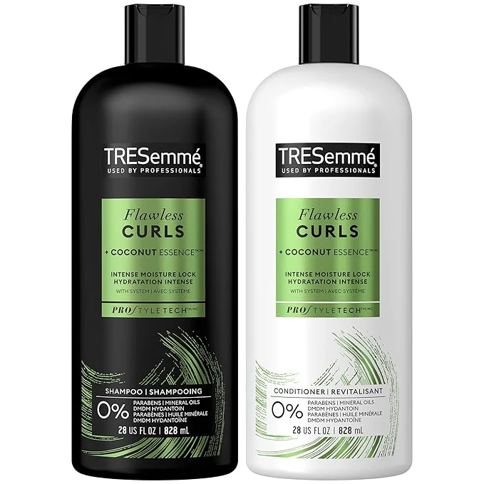 TRESemmé Flawless Curls Shampoo & Conditioner Set – 28 fl oz - Image 2
