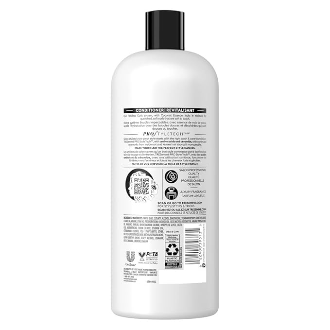 TRESemmé Flawless Curls Shampoo & Conditioner Set – 28 fl oz - Image 7