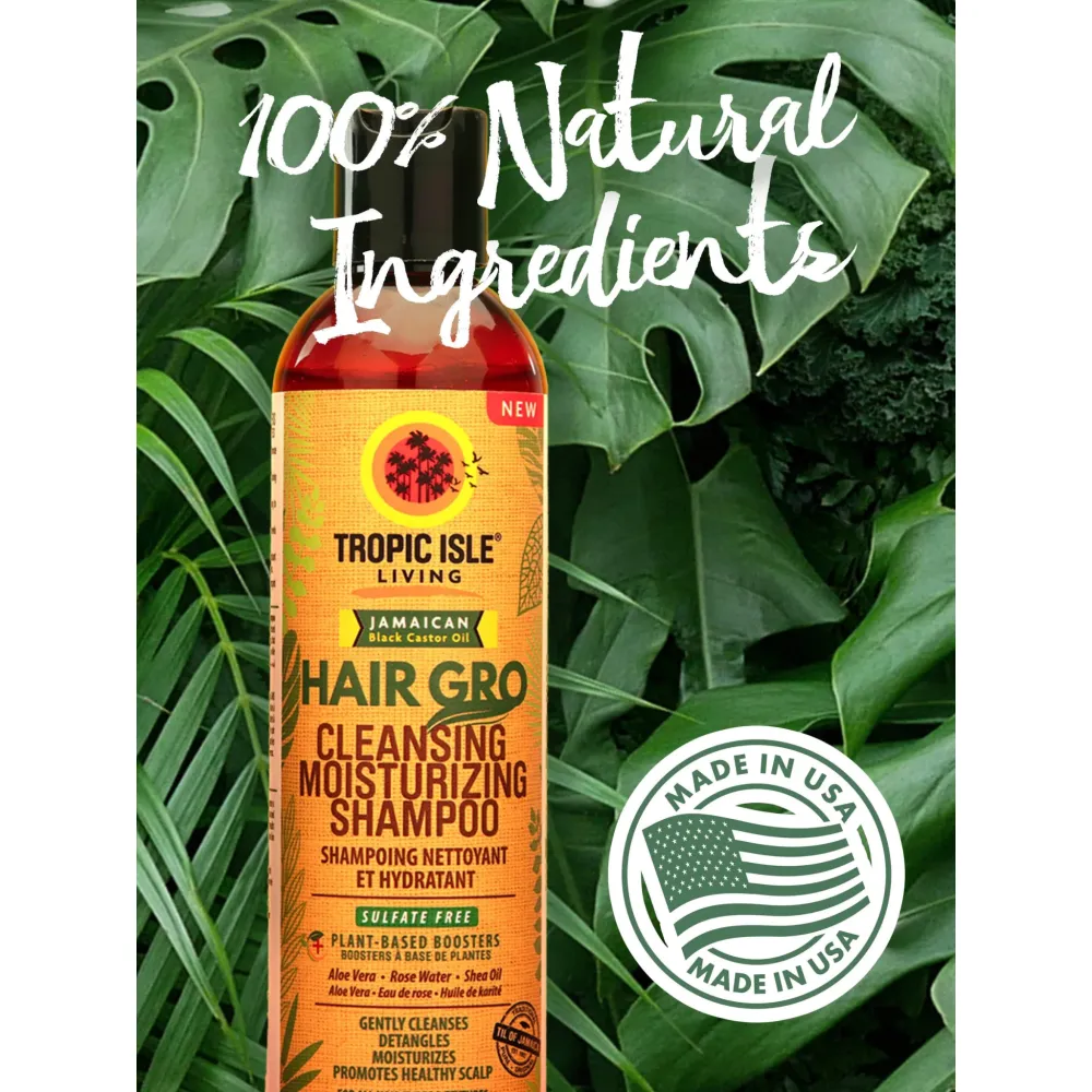 Tropic Isle Hair Gro Cleansing & Moisturizing Duo – 8 oz - Image 3