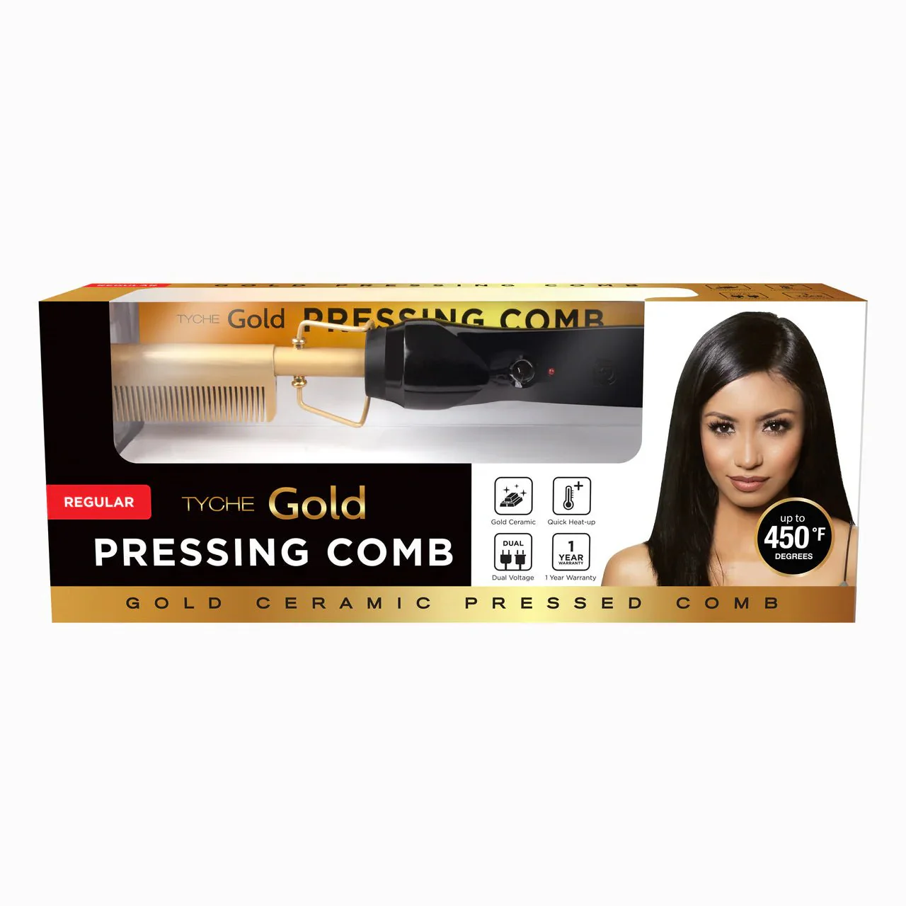 Tyche Gold Pressing Comb - Image 3