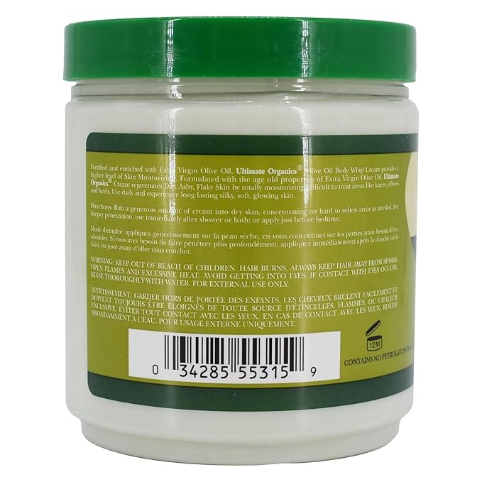 Ultimate Olive Oil Body Whip Cream – 15 oz - Image 2