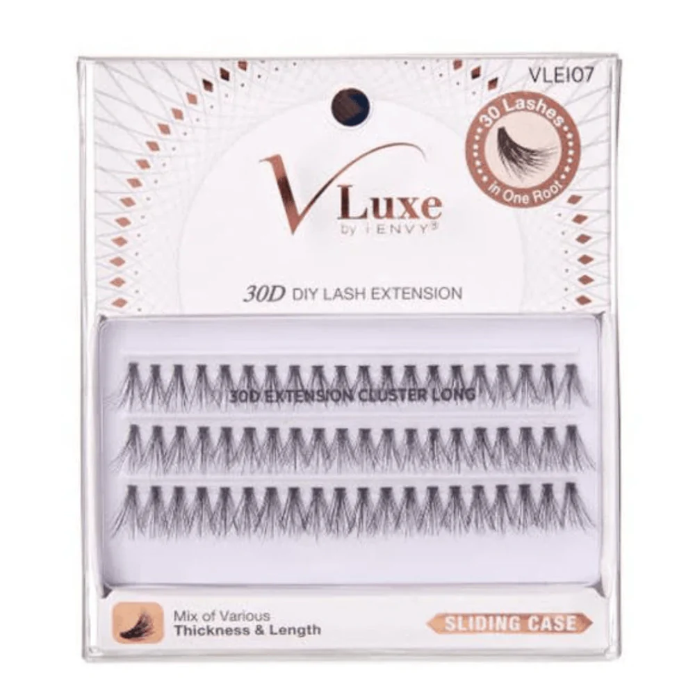 V-Luxe by i-ENVY 30D Extension Cluster Lashes – Styles 06 to 13 - Image 2