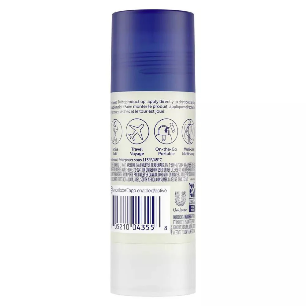 Vaseline All-Over Body Balm Stick Unscented – 1.4oz - Image 2