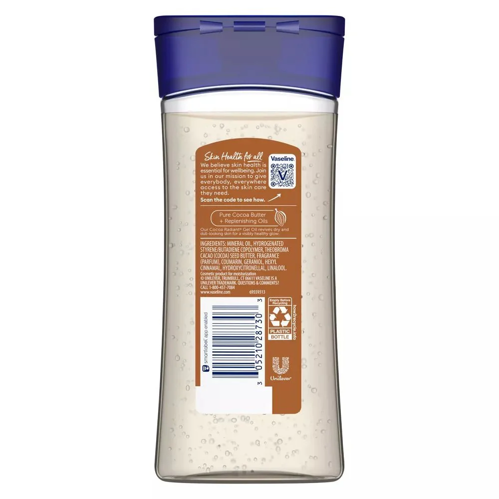 Vaseline Cocoa Radiant Body Gel Oil β 6.8oz - Image 2