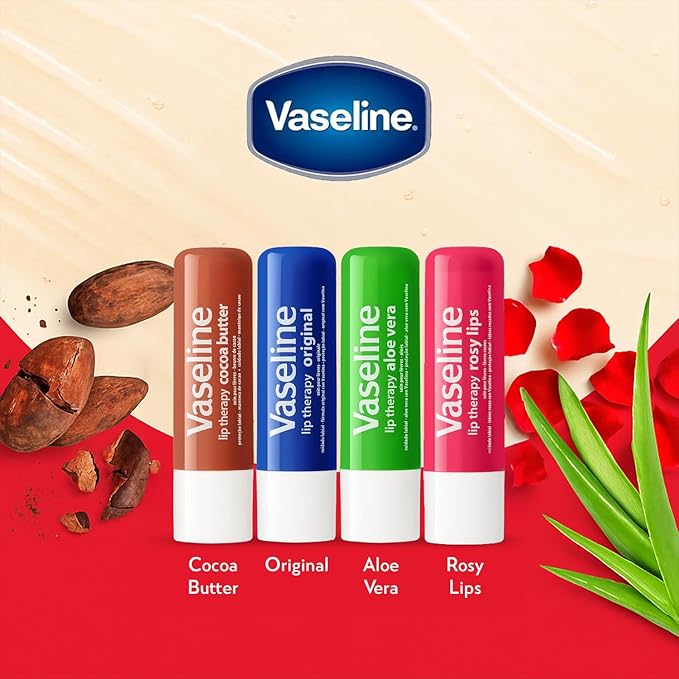 Vaseline Lip Therapy 4-Pack, Moisturizing Balm with Vitamin E - Image 5