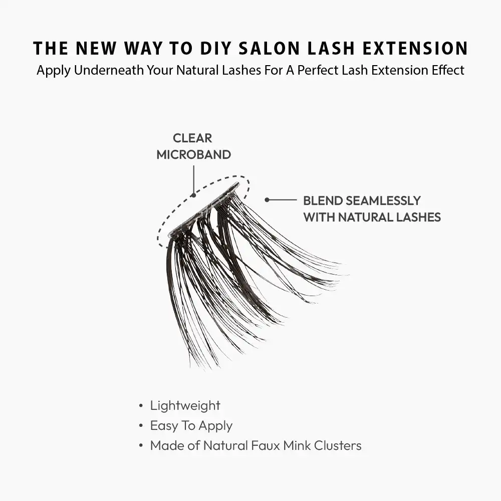 VLuxe by iEnvy Extended Faux Mink Cluster Lashes - Image 5