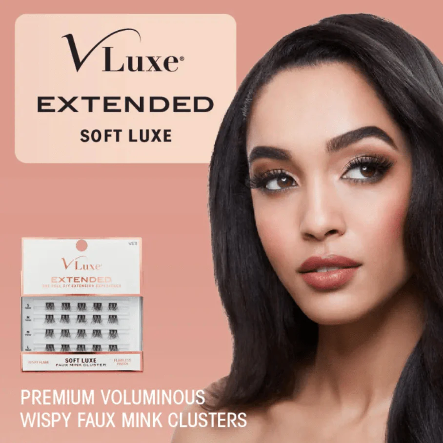 VLuxe Faux Mink Lash Clusters – Soft Luxe