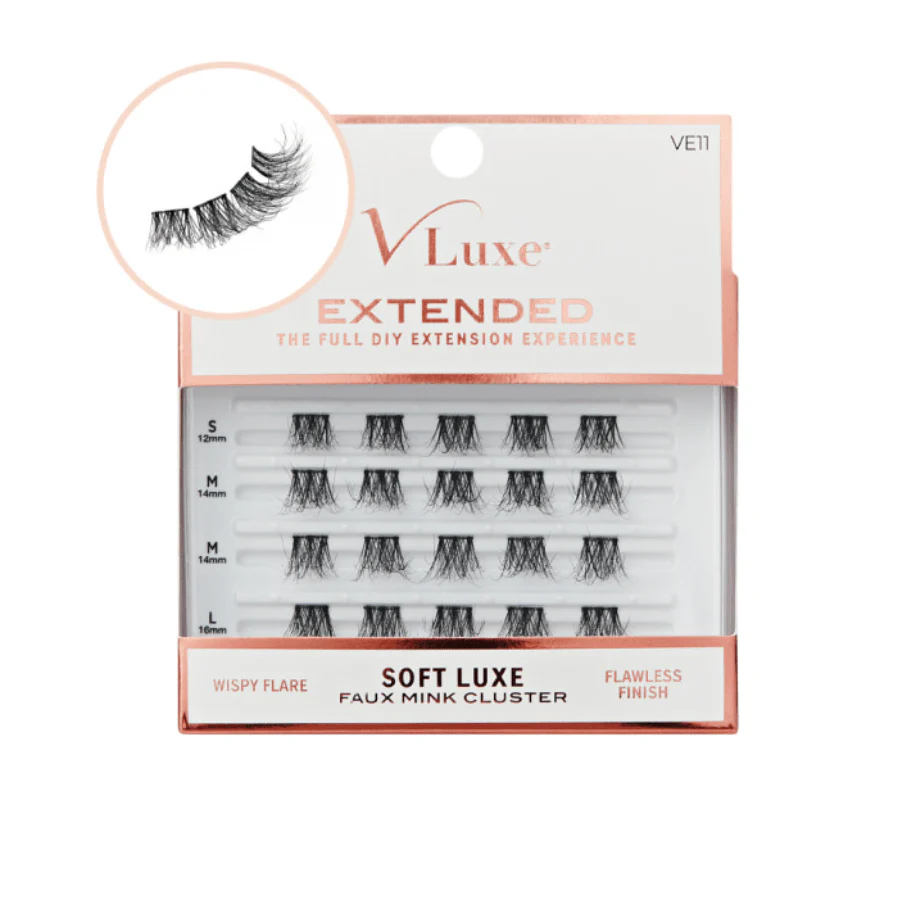 VLuxe Faux Mink Lash Clusters – Soft Luxe - Image 2