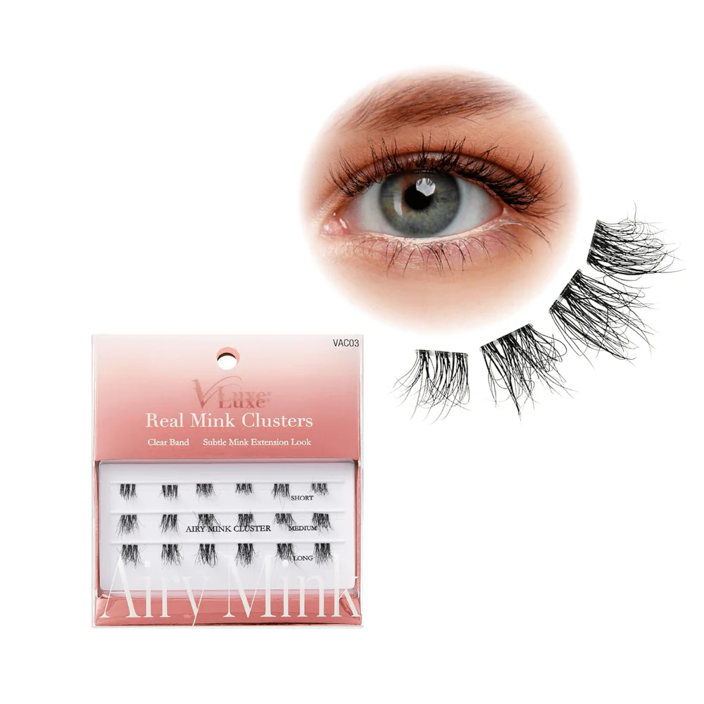 VLuxe & i-ENVY Real Mink Lash Clusters –Fluffy Extension - Image 12