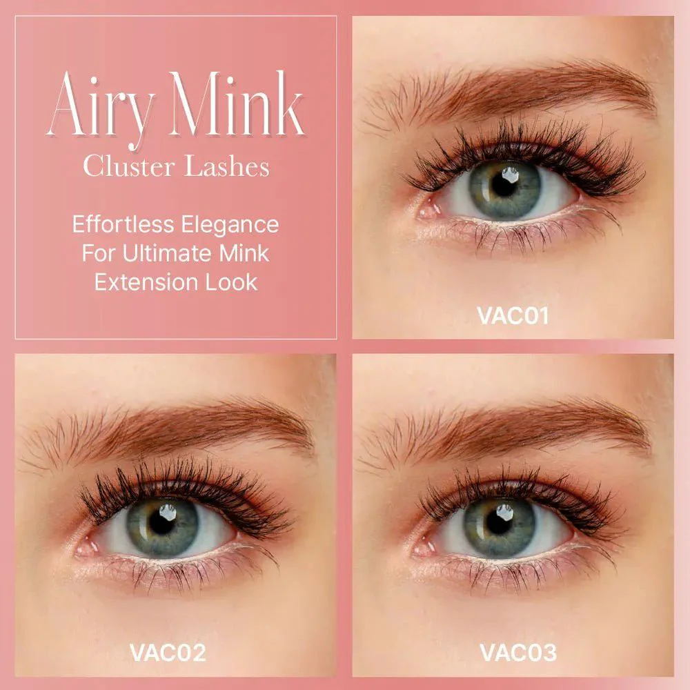 VLuxe & i-ENVY Real Mink Lash Clusters –Fluffy Extension - Image 7