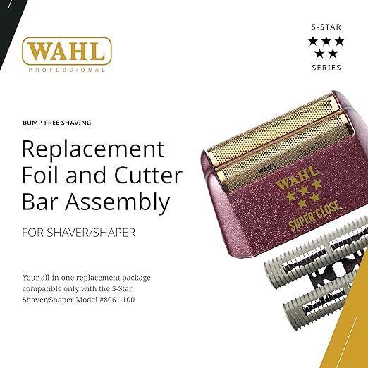 Wahl 5 Star Shaver Replacement – Gold Foil - Image 2