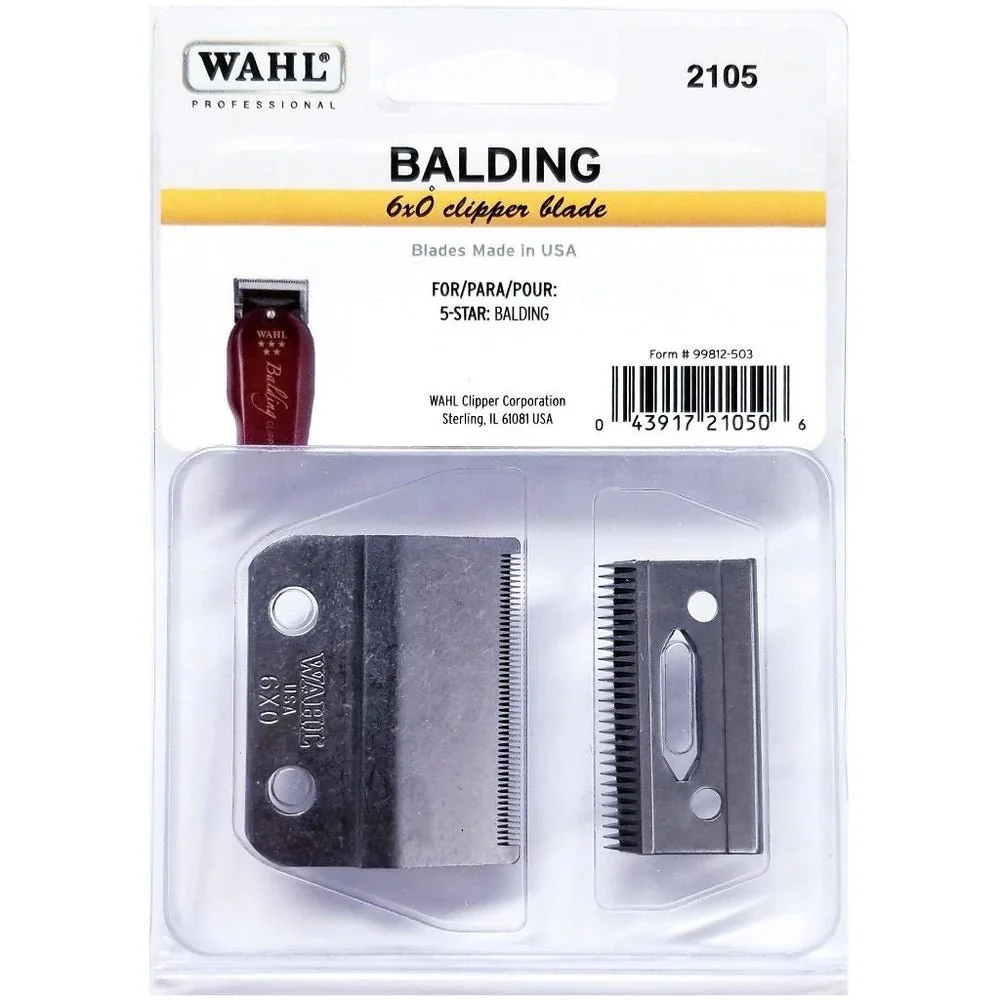 Wahl Balding 6x0 Clippers Blade – Ultra Close Cut, Precision Fade
