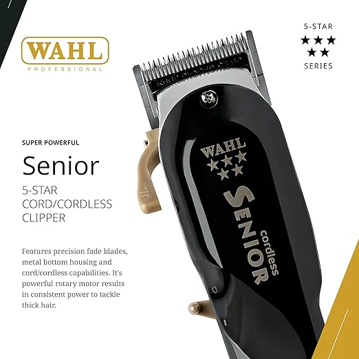Wahl Professional 5-Star Cordless Senior Clipper - Image 6