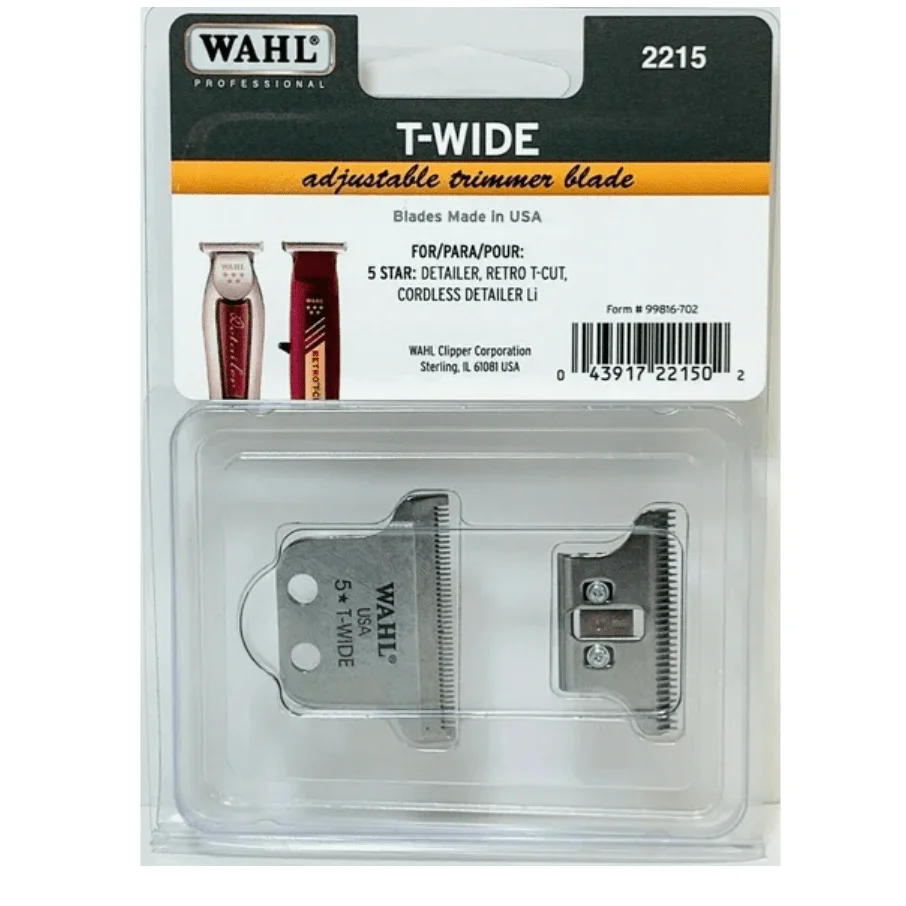 Wahl Trimmer Blade 2215 + Clipper Blade Set 785050