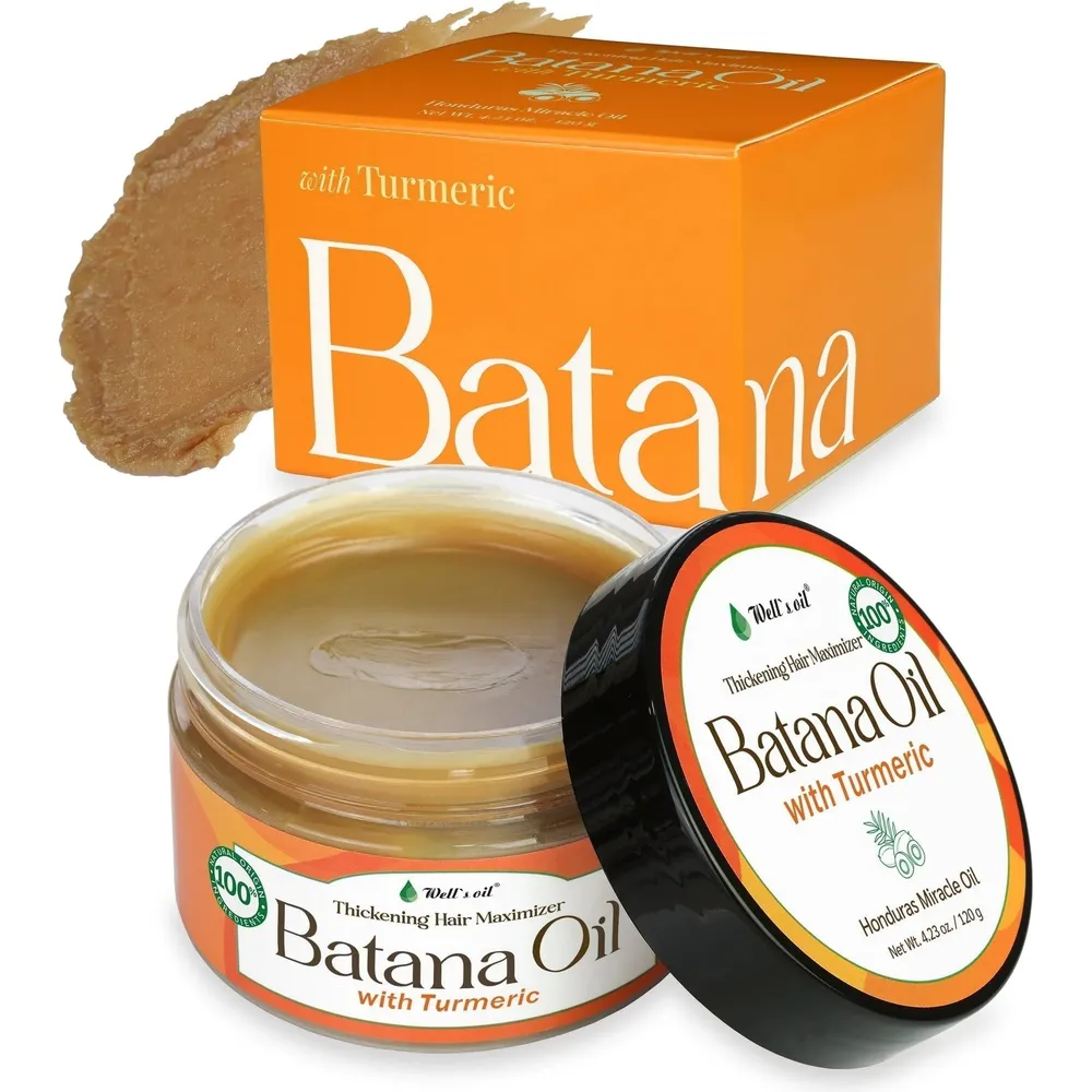Well’s Batana Oil with Turmeric Extract - 100% Natural 4.23oz