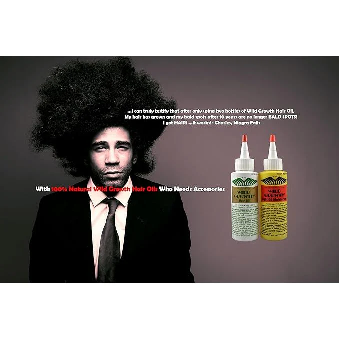 Wild Growth Hair Oil & Light Moisturizer - 4oz - Image 6