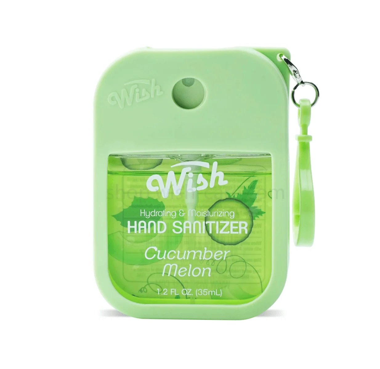 Wish Sanitizer Spray Keychain with Silicone Case - 1.2oz - Image 8