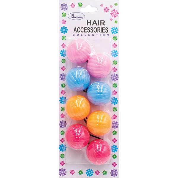 Blossom Hair Accessories Synthetic - Floral Clips & Ties PPP08-07 & PPP08-08 - Image 3