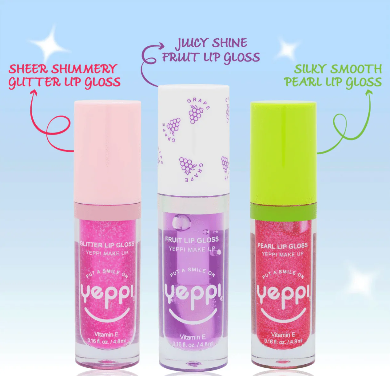 Yeppi Fruit Lip Gloss - 0.16oz