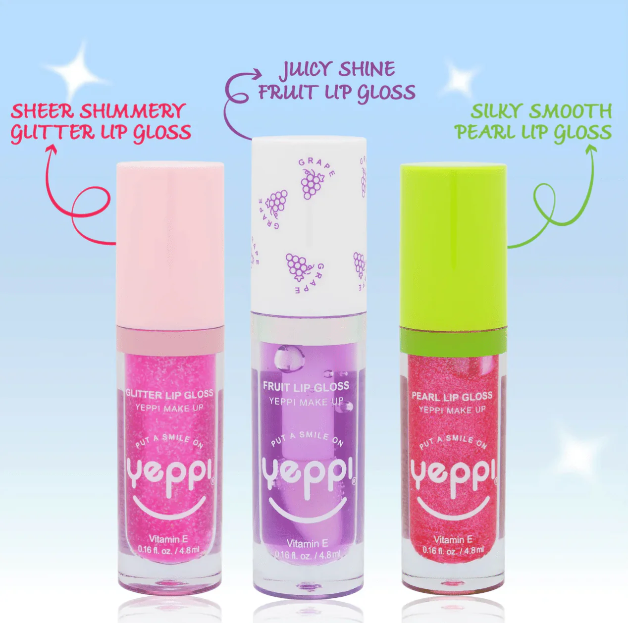 Yeppi Pearl Lip Gloss - 0.16oz